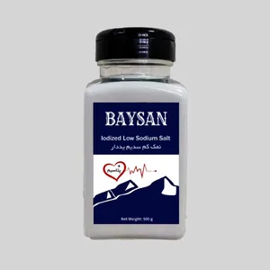 نمک خوراکی رژیمی کم سدیم یددار بایسان - 500 گرم