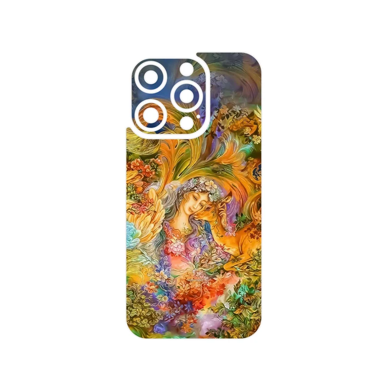 برچسب پوششی ماهوت مدل Persian miniature 3 مناسب برای گوشی موبایل اپل iPhone 15 Pro