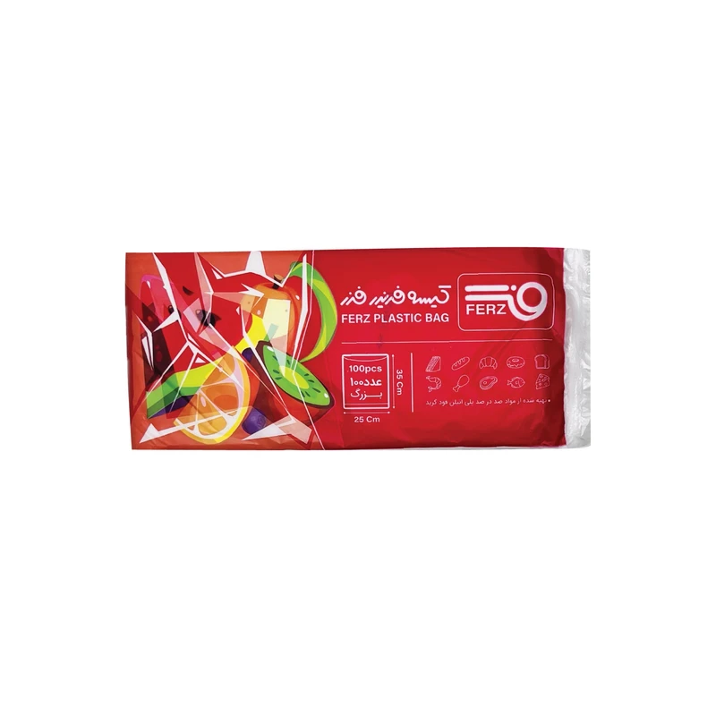 کیسه فریزر فرز مدل کلاسیک بسته ۱۰۰ عددی