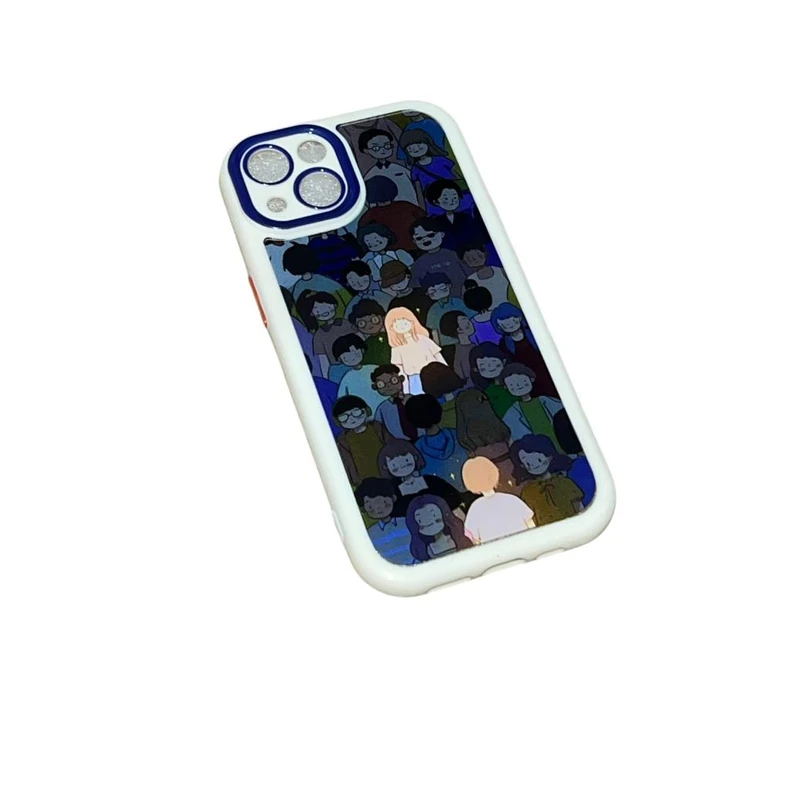 کاور طرح دختر و پسر  کد gb66 مناسب برای گوشی موبایل اپل Iphone 13