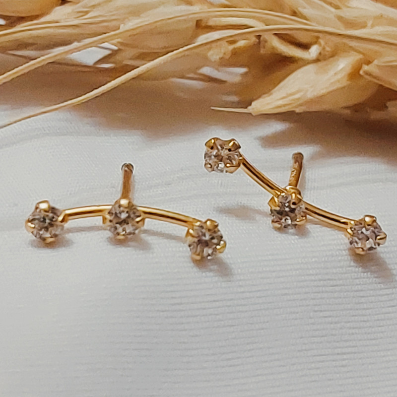گوشواره نقره زنانه آی ام مدل گندم zirconia گوشواره نقره زنانه آی ام مدل گندم zirconia