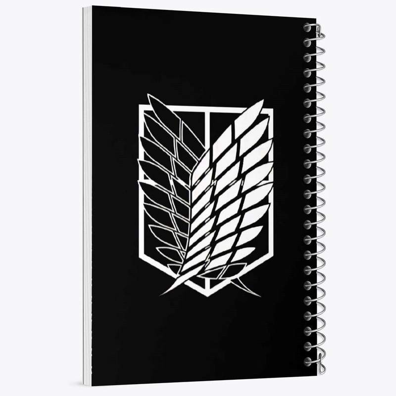 دفتر مشق 50 برگ خندالو مدل انیمه اتک آن تایتان Attack on Titan کد 4851