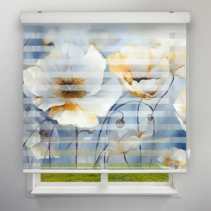 پرده زبرا مدل TD-121 سایز 160x180 سانتی متر