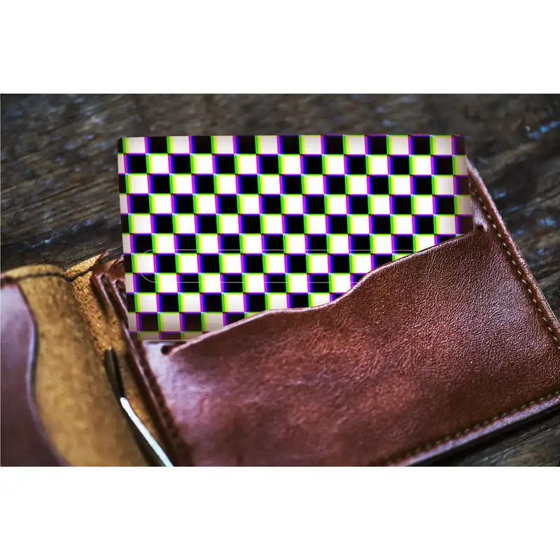 استیکر کارت پیکسل میکسل مدل شطرنجی سیاه و سفید کد A19