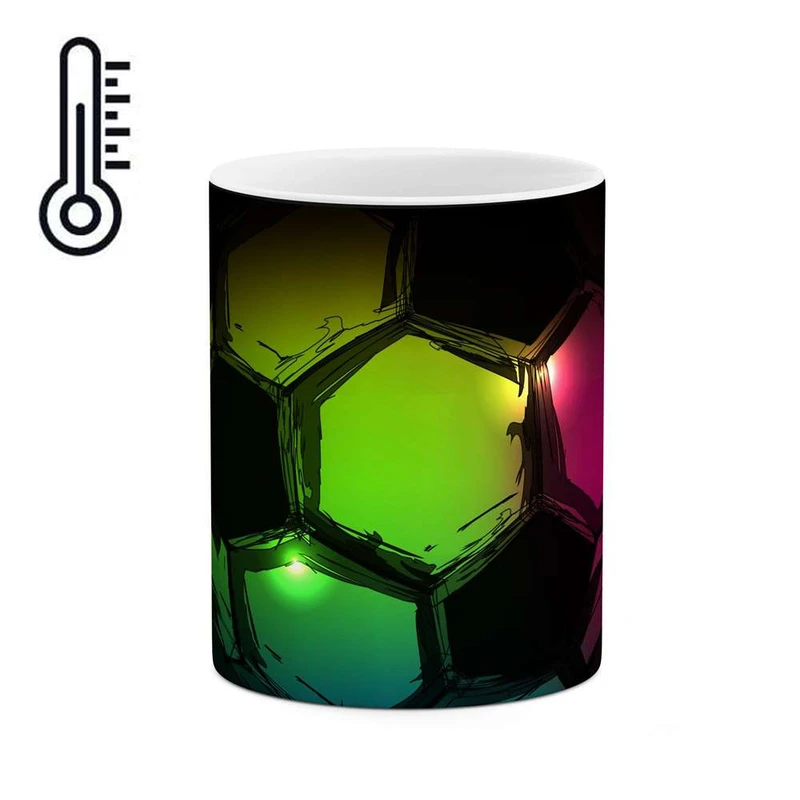 ماگ حرارتی کاکتی مدل توپ فوتبال کد  mgh12428