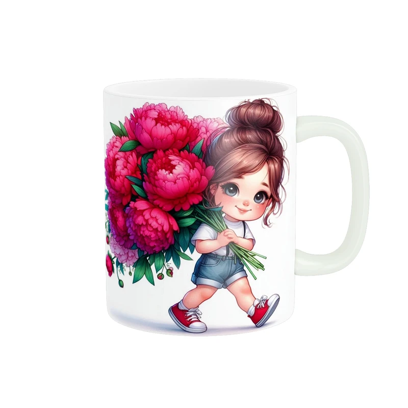 ماگ پاد آفرین طرح دختر کد 1145