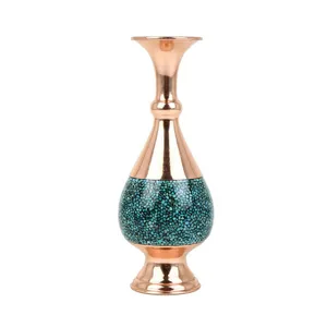 گلدان فیروزه کوبی کد 02