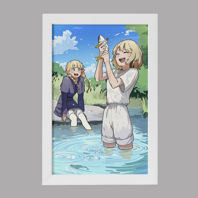 تابلو خندالو مدل فالین و مارسیل انیمه خوشمزه در سیاه چال کد 35945