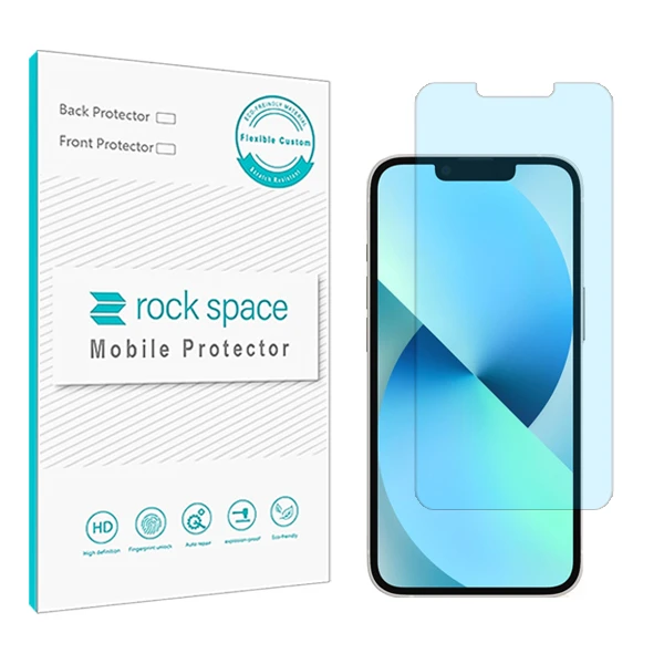 محافظ صفحه نمایش ضد اشعه آبی راک اسپیس مدل HyBLU مناسب برای گوشی موبایل اپل iPhone 13 mini