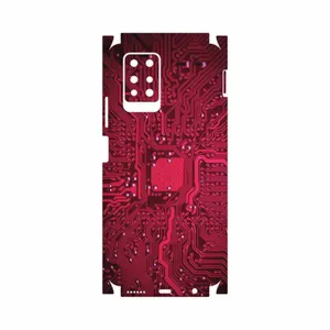 MAHOOT Red-Printed-Circuit-Board-FullSkin Cover Sticker for Infinix Note 10 Pro