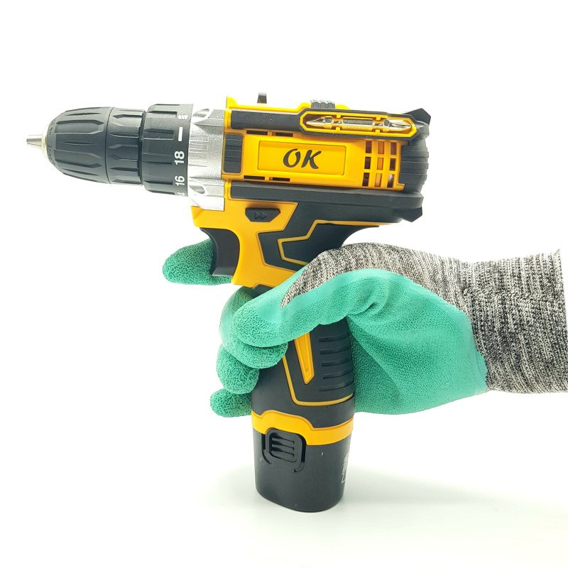 دریل پیچ گوشتی شارژی اوکی کد 1218 دریل پیچ گوشتی شارژی اوکی کد 1218