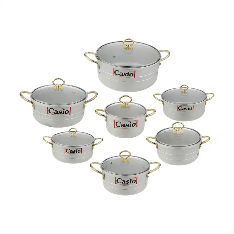 سرویس قابلمه 14 پارچه کاسیو مدل 001