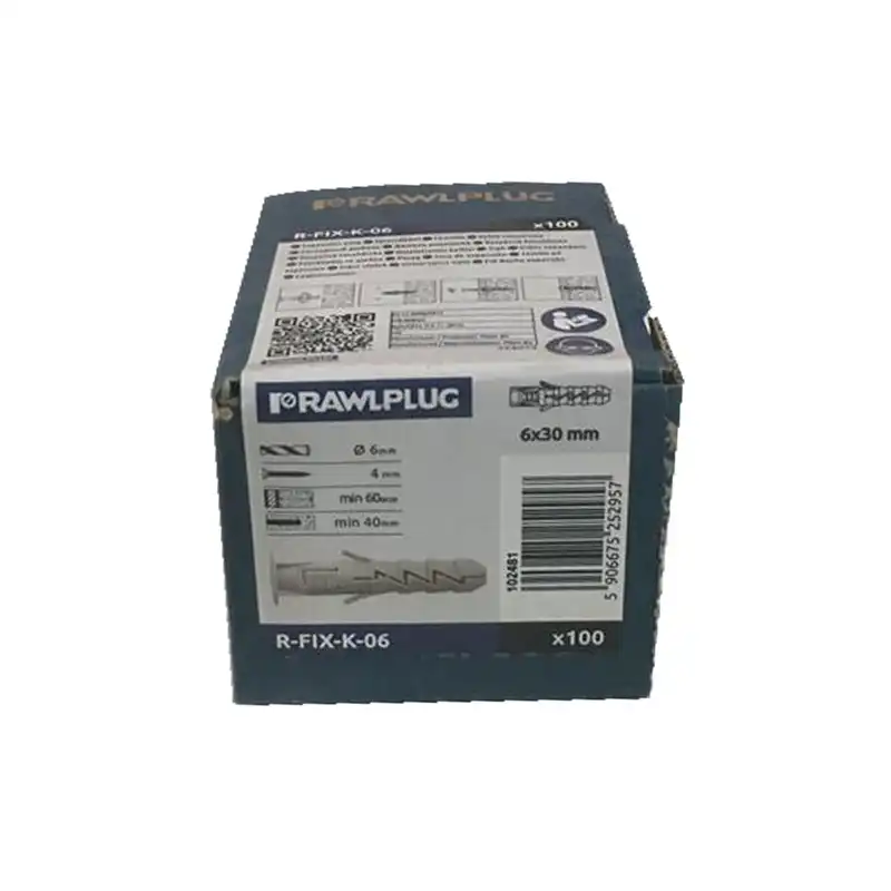 رول بولت رولپلاگ مدل R-FIX-K-06 مجموعه 50 عددی