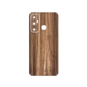 MAHOOT Light_Walnut_Wood Cover Sticker for Infinix Hot 11