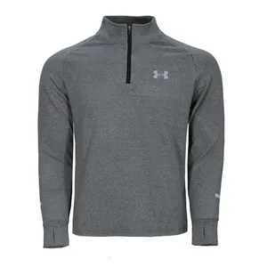 تی شرت آستین بلند ورزشی مردانه مدل نیم زیپ نیم یقه داخل کرک 01