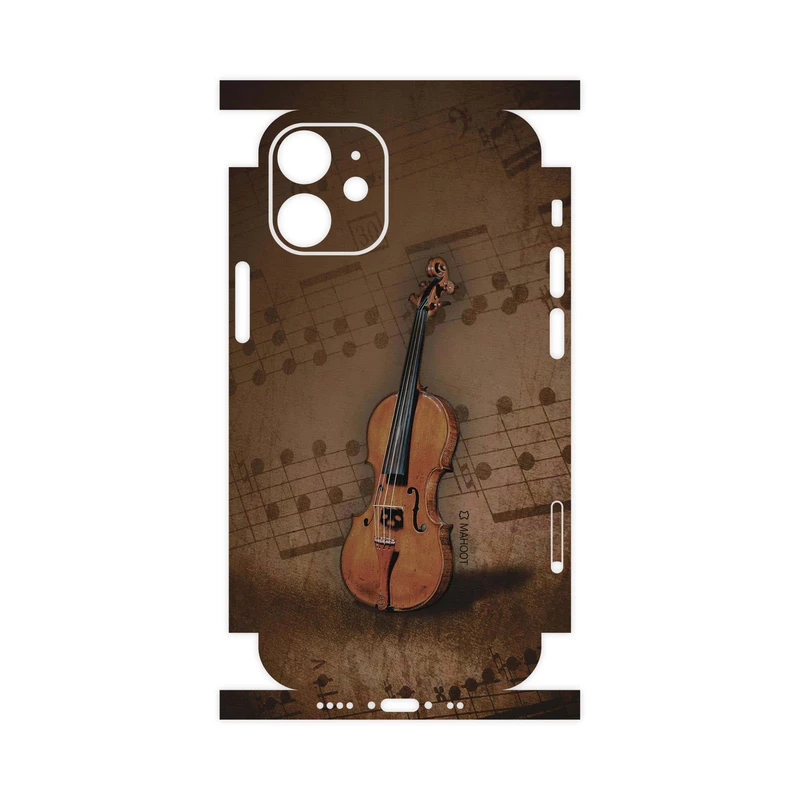 برچسب پوششی ماهوت مدل Violin-Instrument-FullSkin مناسب برای گوشی موبایل اپل iPhone 12 mini