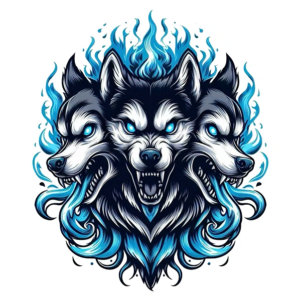 استیکر پارچه و لباس پاد آفرین طرح اژدها کد 2129