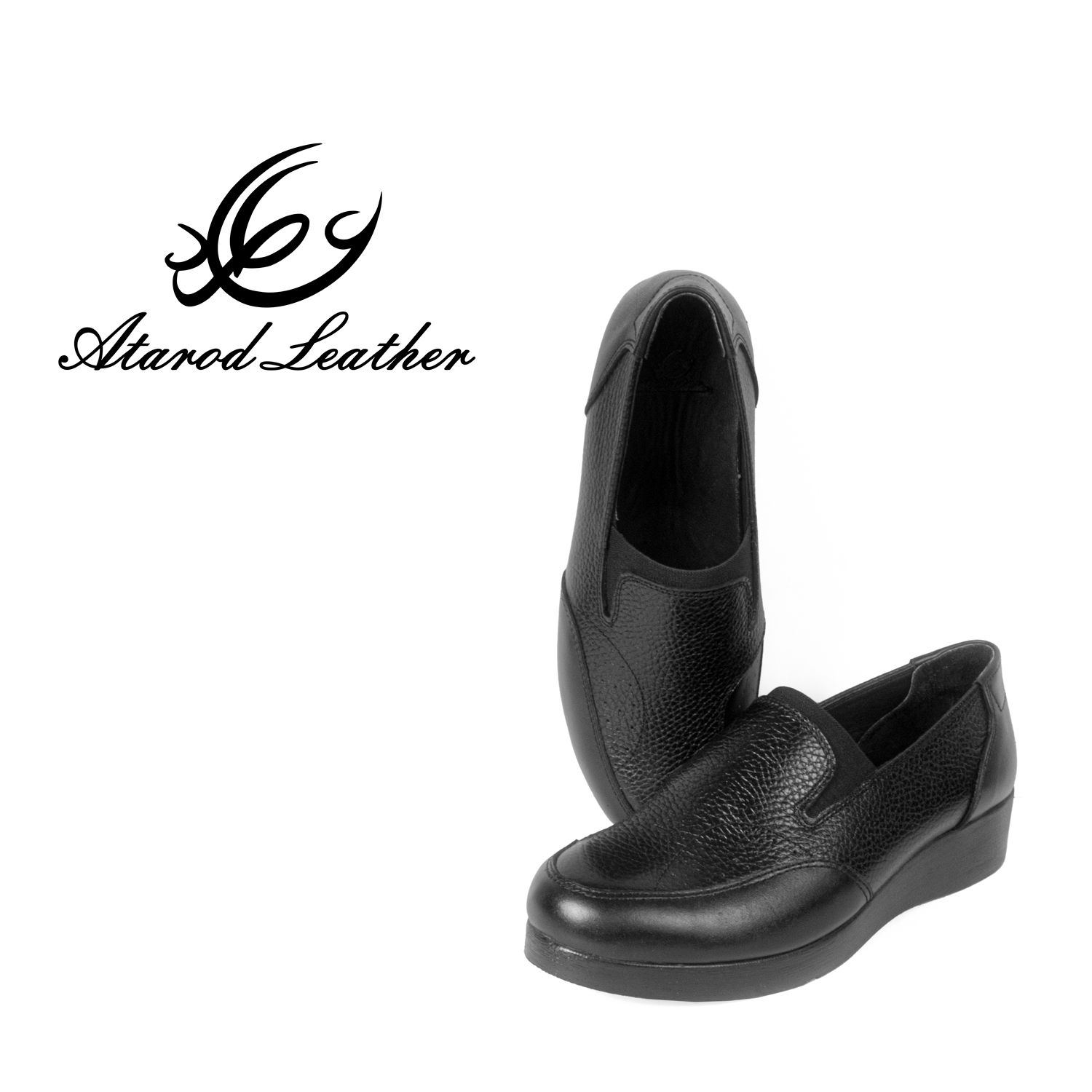 کفش طبی زنانه چرم عطارد مدل قوز شصت پا کد SH220 -  - 7