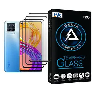 PK Delta Glass MIX003 Screen Protector For Realme 8 Pro Pack Of 3