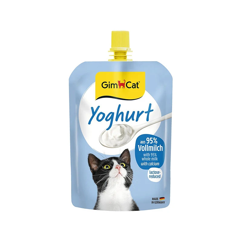 ماست گربه بالغ جیم کت مدل Lactose-reduced با طعم شیر وزن 150 گرم
