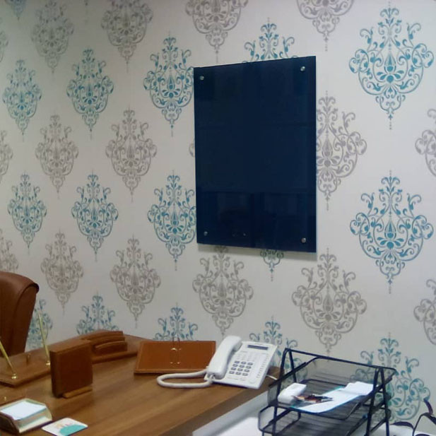 تخته وایت برد شیشه ای عکسنگ مدل CG8061 سایز 80x61 سانتی متر