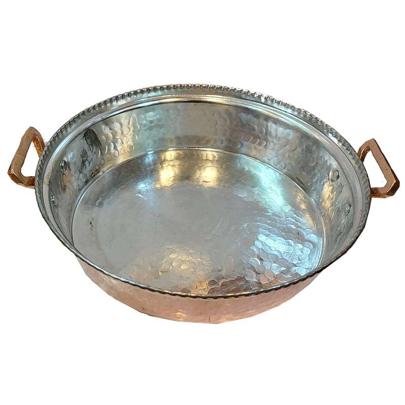 ماهیتابه مسی مدل چکش کاری کد 1020