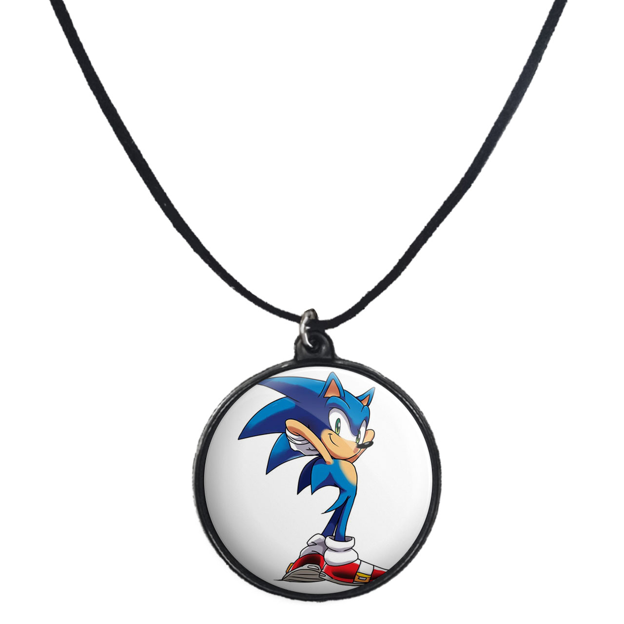 گردنبند پرمانه طرح سونیک کد pmb.14940 مدل دو طرفه