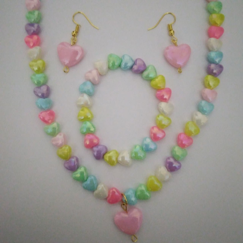 نیم ست دخترانه مدل قلب شاین کد m0266 نیم ست دخترانه مدل قلب شاین کد m0266