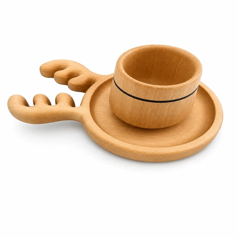 ظرف سرو طرح گوزن مجموعه 2 عددی