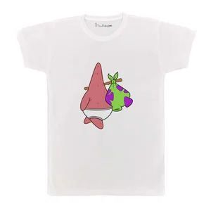 تی شرت بچگانه پرمانه طرح باب اسفنجی کد pmt.1199