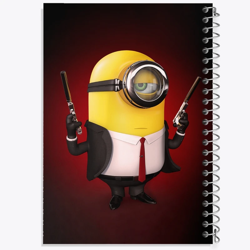 دفتر نقاشی 50 برگ خندالو طرح مینیون ها (Minions) کد F2050