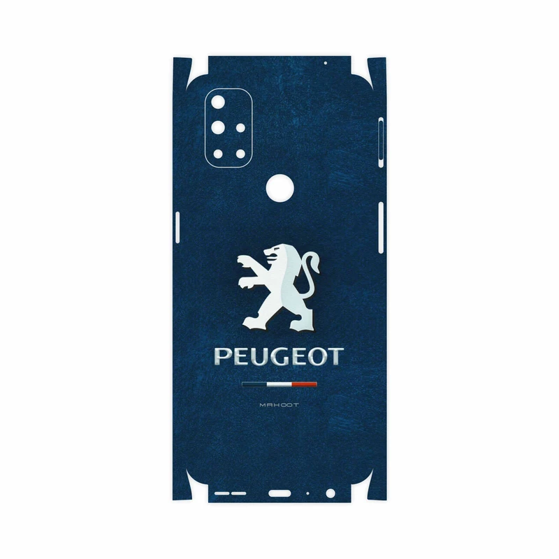 برچسب پوششی ماهوت مدل Peugeot-Logo-FullSkin مناسب برای گوشی موبایل وان پلاس Nord N10 5G