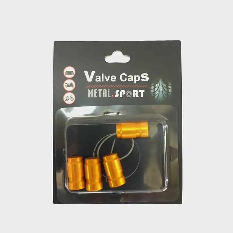 سر والف لاستیک دوچرخه کد P10 مدل فلزی بسته 4 عددی