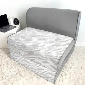 مبل تختخواب شو یک نفره نوپه هوم طرح پترن خطی مدل E2012