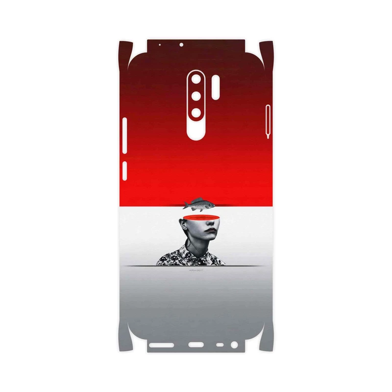 برچسب پوششی ماهوت مدل Collage of surreal Portrait of Women 1-FullSkin مناسب برای گوشی موبایل شیائومی Redmi 9