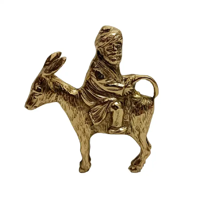 دکوری برنجی مدل الاغ ملانصرالدین کد H-2013