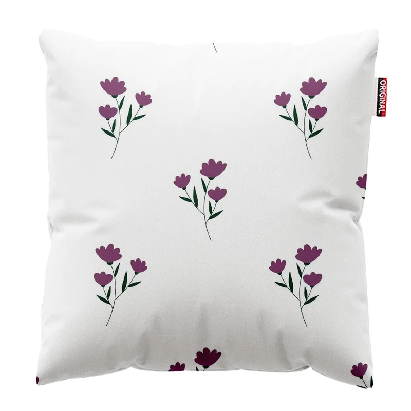 کوسن پاد آفرین طرح گل کد 3328 سایز 30*30 سانتی متر