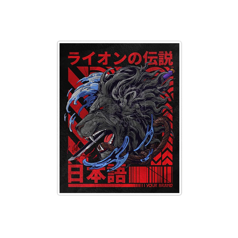    استیکر لپ تاپ ویندی دیزاین طرح ژاپن مدل 1457