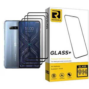 Randika Glass MIX003 Screen Protector For Xiaomi Black Shark 4 Pack Of 3