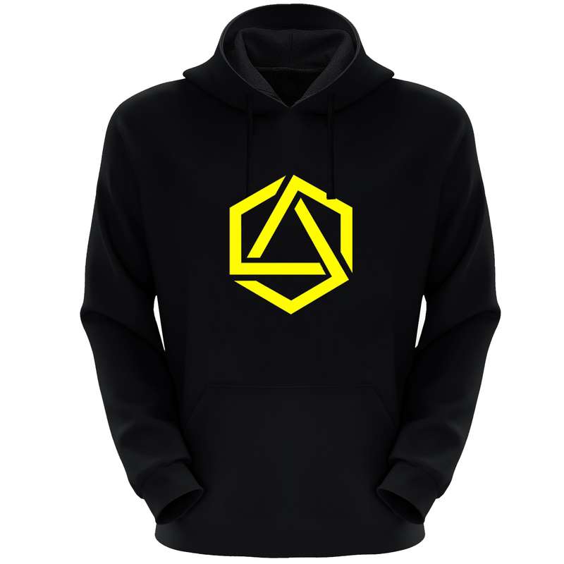 هودی مردانه مدل مثلث S89 رنگ مشکی