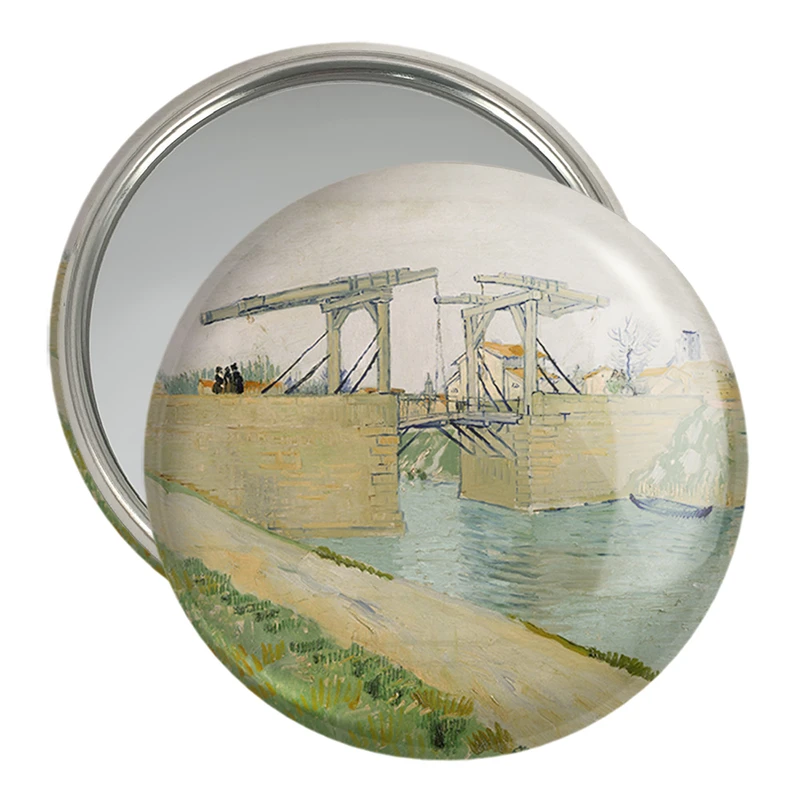 آینه جیبی خندالو مدل پل لانگلویس ونسان ونگوگ (Van Gogh) کد 36828