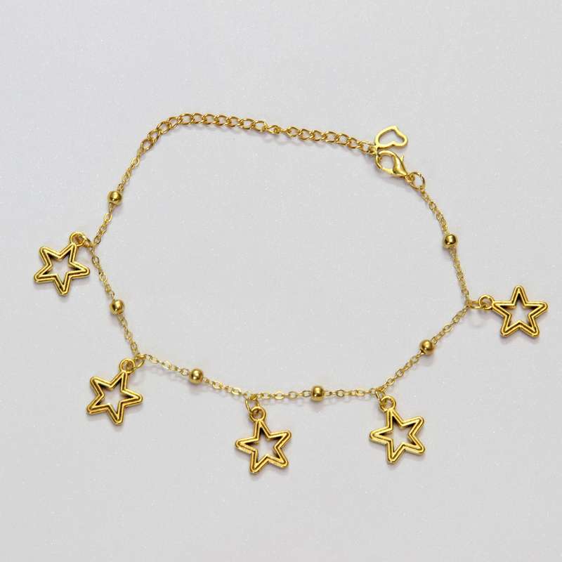 پابند زنانه مدل ستاره کد HN1601 پابند زنانه مدل ستاره کد HN1601