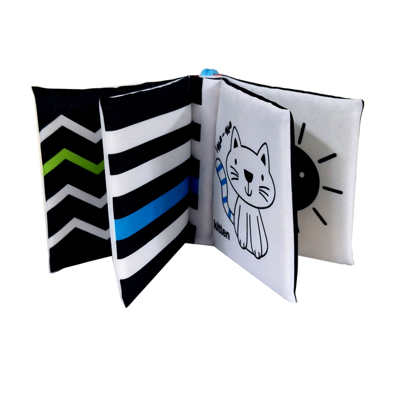 کتاب پارچه ای انتشارات باوان مدل پاندا جونم مجموعه 4 عددی