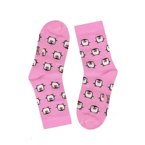 جوراب ساق بلند دخترانه مدل  پنگوئنی 2553560853