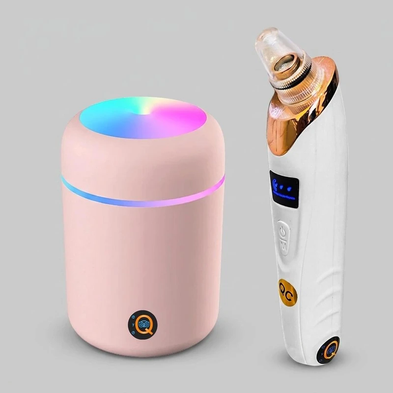 میکرودرم خانگی آی کیو مدل Smart-Cleaner به همراه دستگاه بخور صورت
