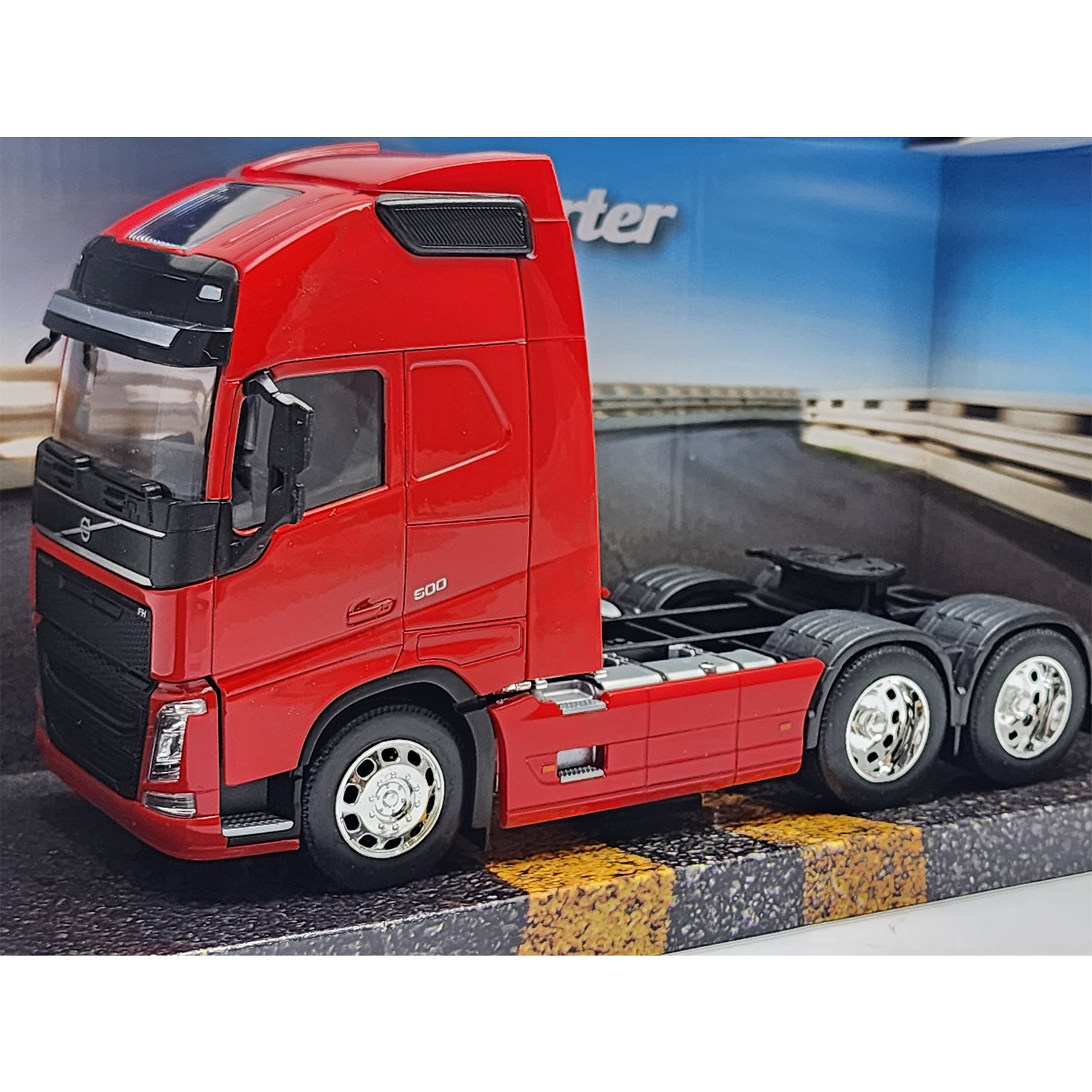 ماکت ماشین ویلی مدل تریلی ولوو FH دو محور