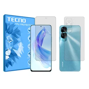 HyGEL techno transparent screen protector suitable for Honor 90 Lite mobile phone along with back protector