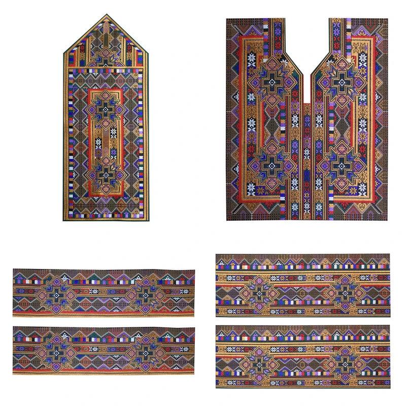 پارچه سوزن دوزی مدل Porkar-66 مجموعه 6 عددی