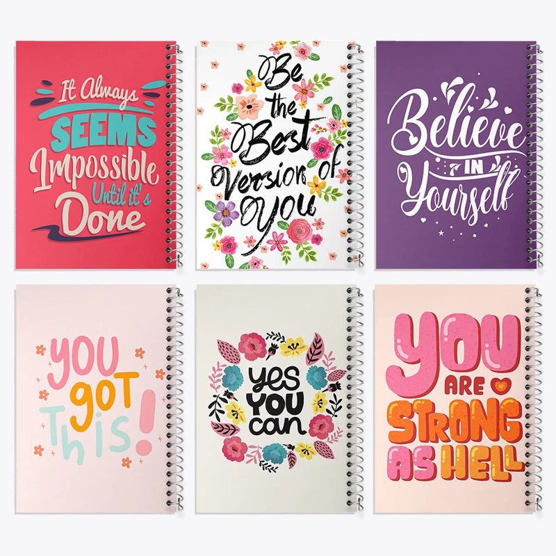 دفتر مشق 50 برگ خندالو طرح انگیزشی کد 511 مجموعه 6 عددی