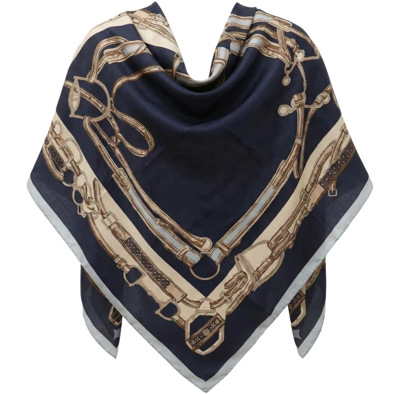 روسری زنانه مدل ابریشم توییل H07